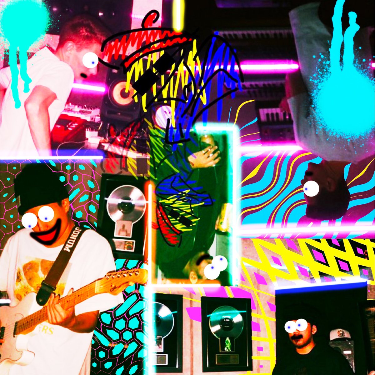 LaynoProd's tweet image. AUCTION NOW LIVE FOR 48 HRS (until Sunday 3/20) VAN GOGH IN THE MATRIX Memory Bank Collection by LaynoProd 👨🏽‍🎨🎨😎 this piece is called “up and down” which is track 4 on my new album 💽 Had the pleasure of collaborating with 2 dope artists @Sk8nSmk &amp;amp; @tat2fingers to create this 🔥