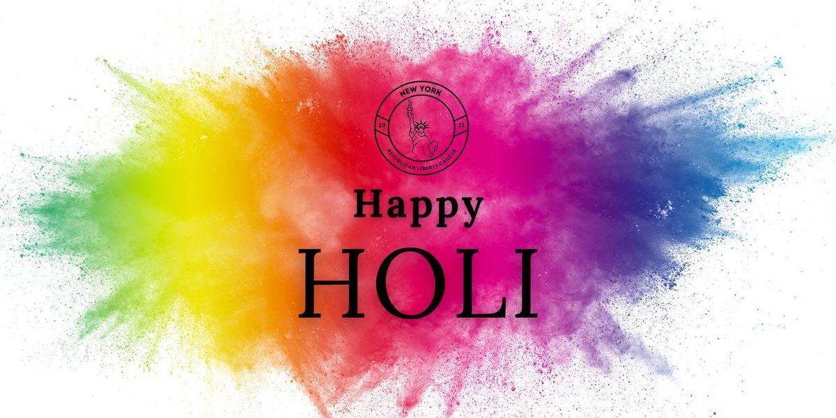 nyrlc's tweet photo. Happy Holi! May your day be full with joy, color, and happiness. https://t.co/Hq0hGkvR3Z