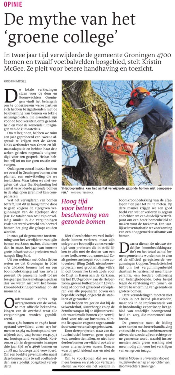 Hoog tijd voor betere bescherming van gezonde bomen.
#groenegemeente 
#nietkappenmaarverplaatsen
<a href="/gemeentehia/">Hendrik-Ido-Ambacht</a>  pic.x.com/WPeYSBN1Hq
