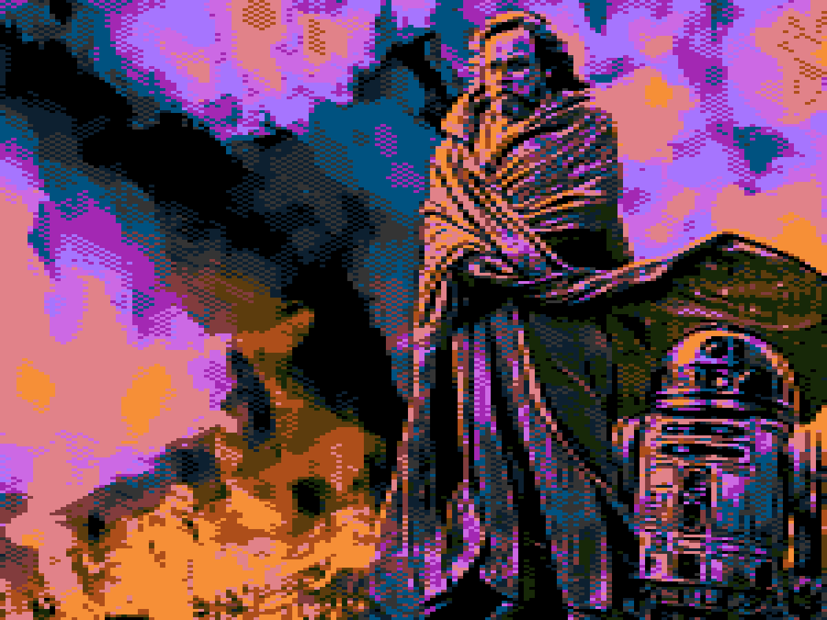 M_Beytekinn's tweet image. StarWars C64 - Photo 2 Pixel Art
Created with #PixageFX , #pyxeledit and #aseprite
#gamedev #gameart #pixelart #indiegame #pixel #indiegamedev #pixel_dailies #indie #pixels #videogames #pixelartwork #gameart #art #bit #pixelartist #digitalart #starwars