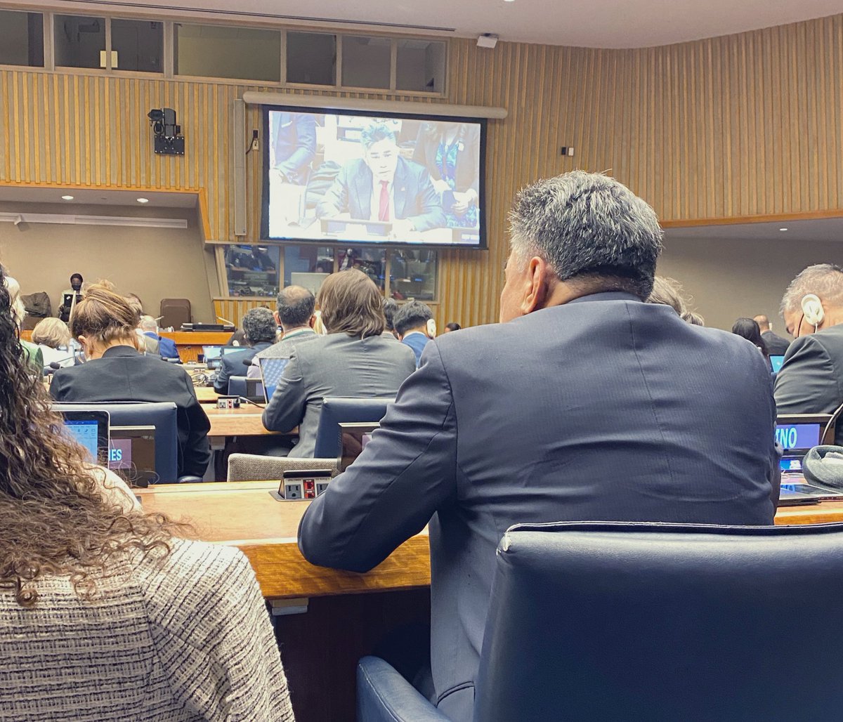 mollypowerstora's tweet photo. Closing statements from @PSIDSnyc ๐ผ๐ธ @ForumSEC ๐ซ๐ฏ & Tonga ๐น๐ด commending the BBNJ 4th intergovernmental conference for making constructive progress toward a treaty to save our high seas ๐
Optimistic that IGC5 will conclude our work
@spc_cps @SprepChannel @TunaFFA @PacOceanComm https://t.co/zbF4dPHB9G