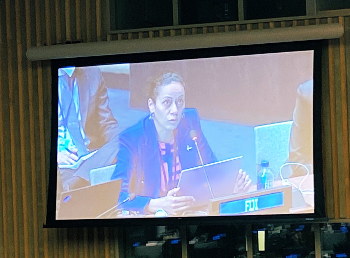 mollypowerstora's tweet photo. Closing statements from @PSIDSnyc ๐ผ๐ธ @ForumSEC ๐ซ๐ฏ & Tonga ๐น๐ด commending the BBNJ 4th intergovernmental conference for making constructive progress toward a treaty to save our high seas ๐
Optimistic that IGC5 will conclude our work
@spc_cps @SprepChannel @TunaFFA @PacOceanComm https://t.co/zbF4dPHB9G