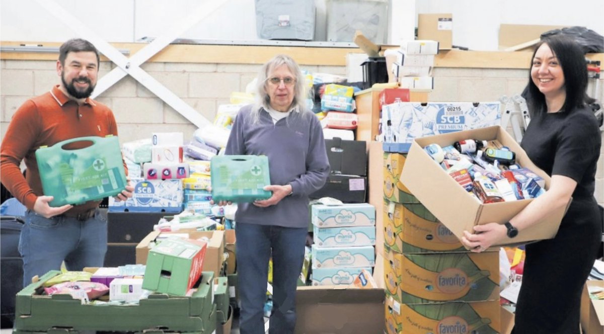 We’re proud to announce that representatives from <a href="/PJFuneral/">Perry Jones Funeral Services</a> &amp; Waterloo News will set off on a 1400 mile journey across Europe to the Ukrainian border in Poland, where they’ll personally deliver all of your generous donations 🇬🇧🤝🇺🇦

Full details here 👉 facebook.com/45909244485766…