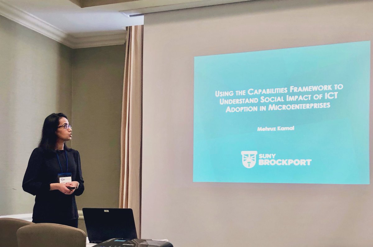 MehruzK's tweet photo. Thank you to everyone that attended my research presentation at @AISConnect #SAIS2022 today. Great discussion & feedback! #ICT4D #IT4D #CapabilitiesFramework #Microenterprise https://t.co/dLYrABC6Bn
