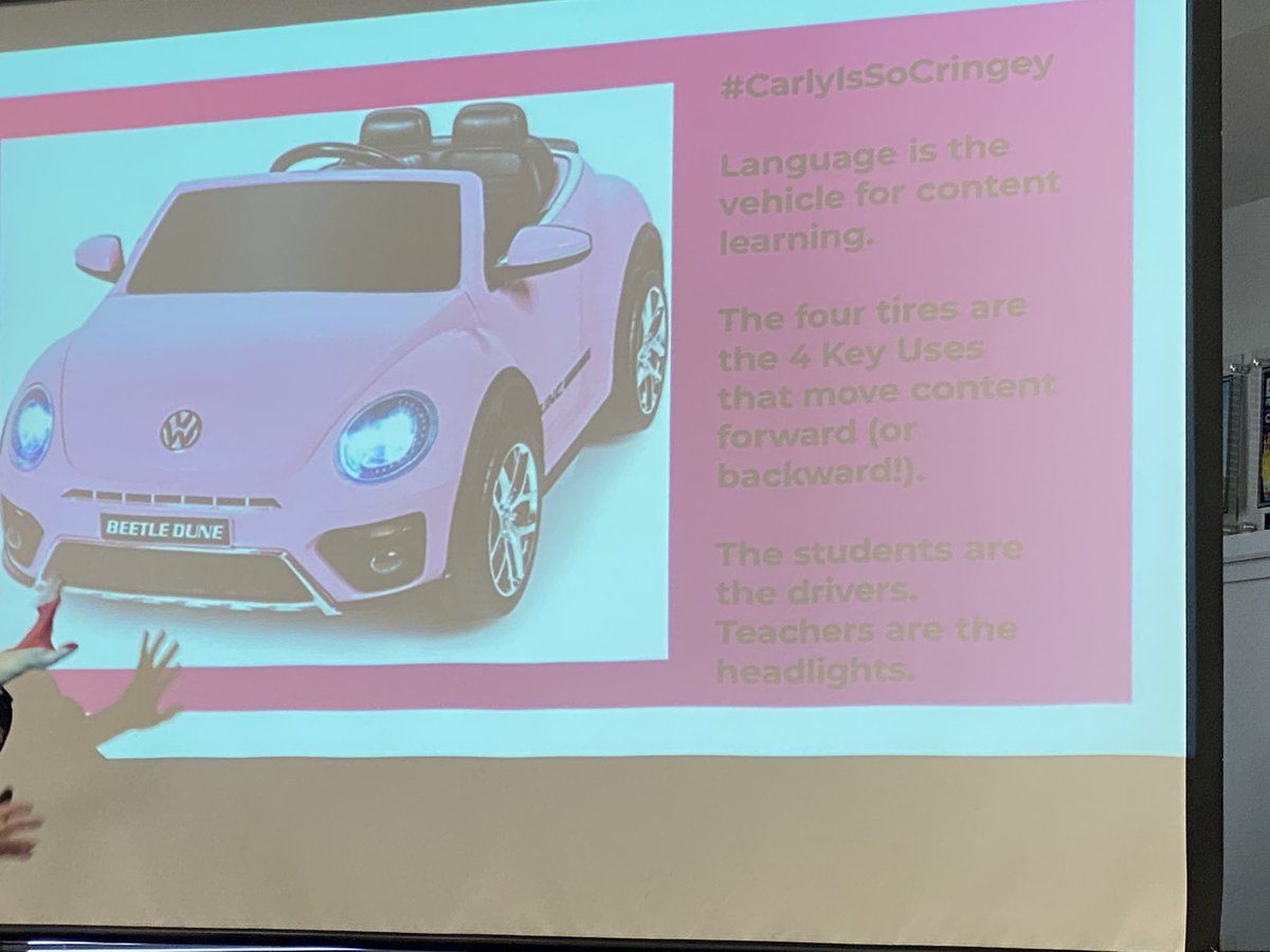 I absolutely love the use of analogies and metaphors during instruction and I  am absolutely in love with this analogy from <a href="/MrsSpinasClass/">Carly Spina</a> very informative PD session!