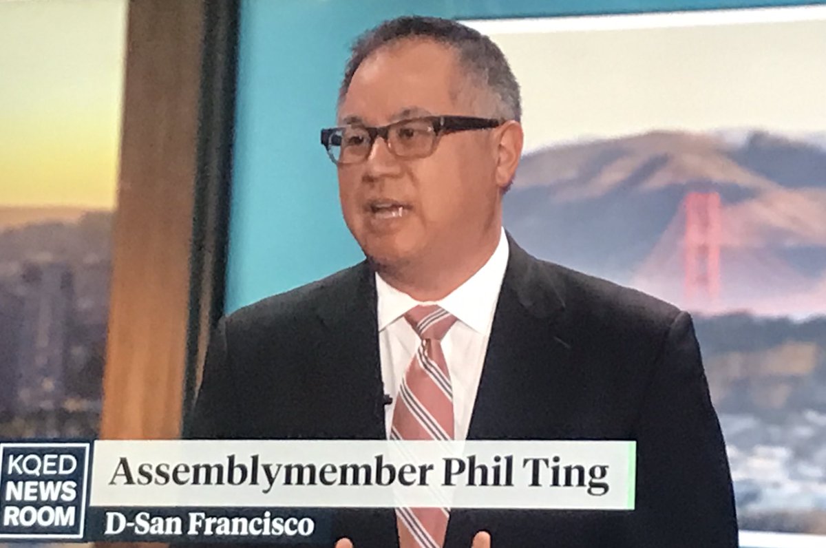 PhilTing's tweet photo. Thanks to host @priyadclemens & producers @monicazlam/@CConsaul for having me on @KQEDNewsroom to discuss #SB118, which allows more students to enroll at UC Berkeley this fall, while also keeping in mind CA’s environmental values. Tune in tonight at 7:00 pm! https://t.co/e18IAgkVoF