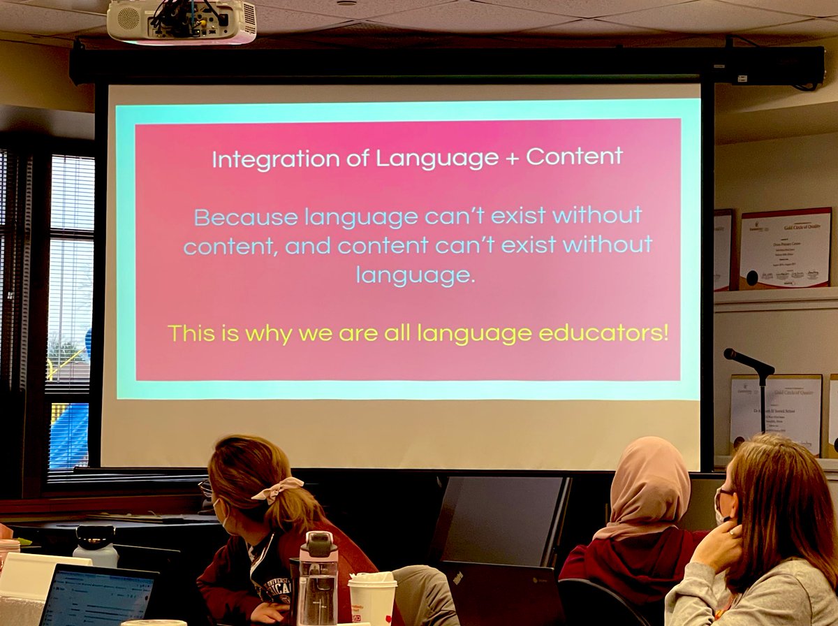Thank you <a href="/MrsSpinasClass/">Carly Spina</a> for an amazing day of learning &amp; reflecting! 

♥️Content &amp; Language♥️
♥️Language &amp; Content♥️