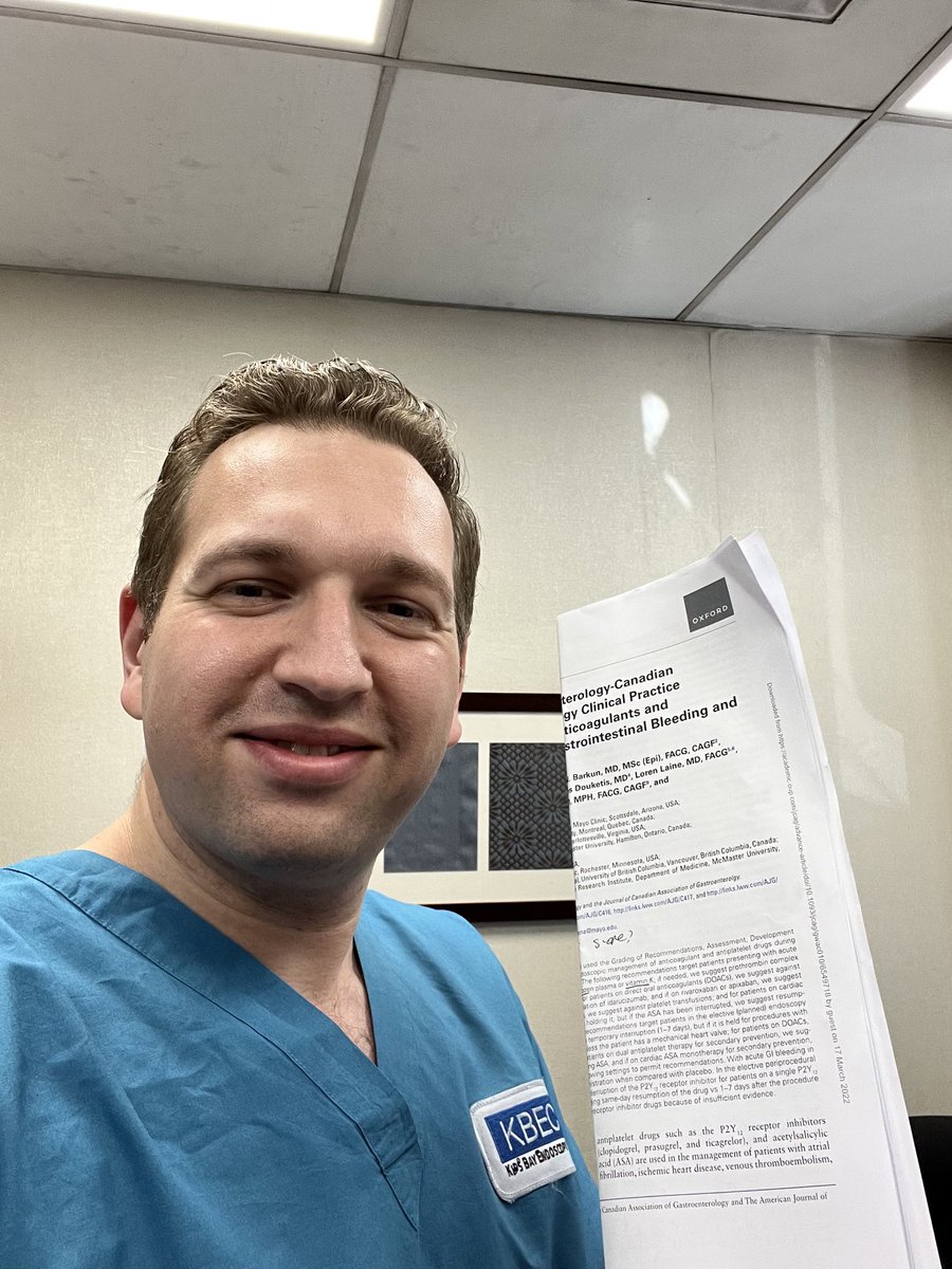PerelmansPearls's tweet photo. When the commute is long the reading should be good. Great job on new guidelines! My copy has already seen better days 🤣#TrainReading #WeekendReading #ACGAntithrombotics #EndoscopyGuideline
https://t.co/j5MhppuTOn https://t.co/Mv1bJ9pWMM
