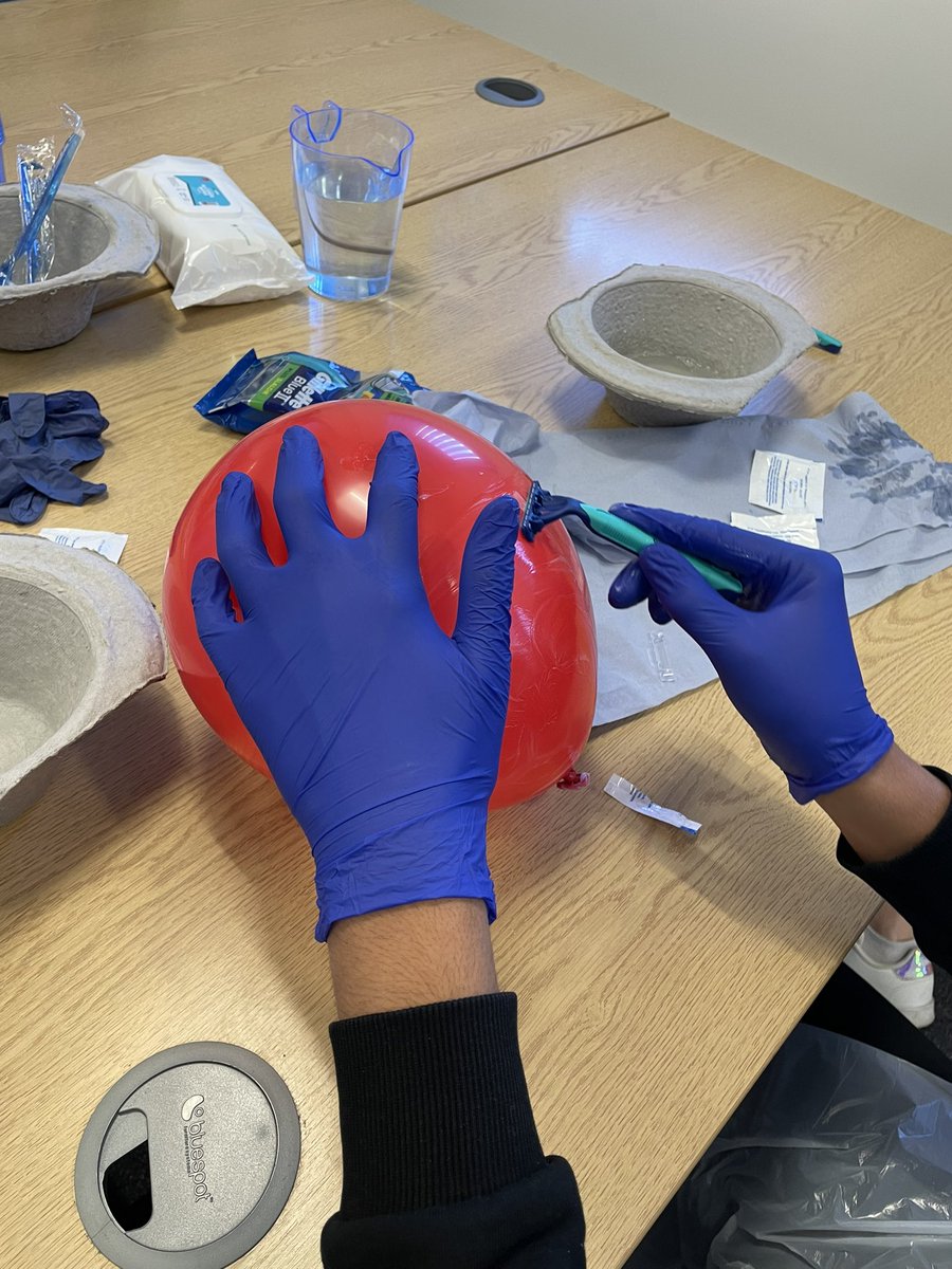 First week of our new HCA induction complete. Great to see this cohort enjoying the new programme including introduction to patient care. Today’s task - practicing shaving techniques on a balloon!  <a href="/UHSFT/">University Hospital Southampton 💙</a> <a href="/UHS_Jobs/">University Hospital Southampton Jobs</a>  <a href="/anita_esser/">Anita Esser</a> <a href="/ClareGmai/">Clare</a>