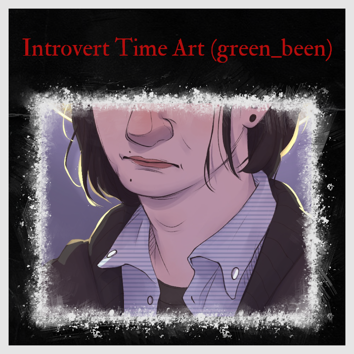 WarlockZine's tweet photo. Let's try this again. Sulky boy. What happened? Green been has more art on insta introvert_time.art. #WarlockDowling #Zine #GoodOmens https://t.co/FFdhWBw915