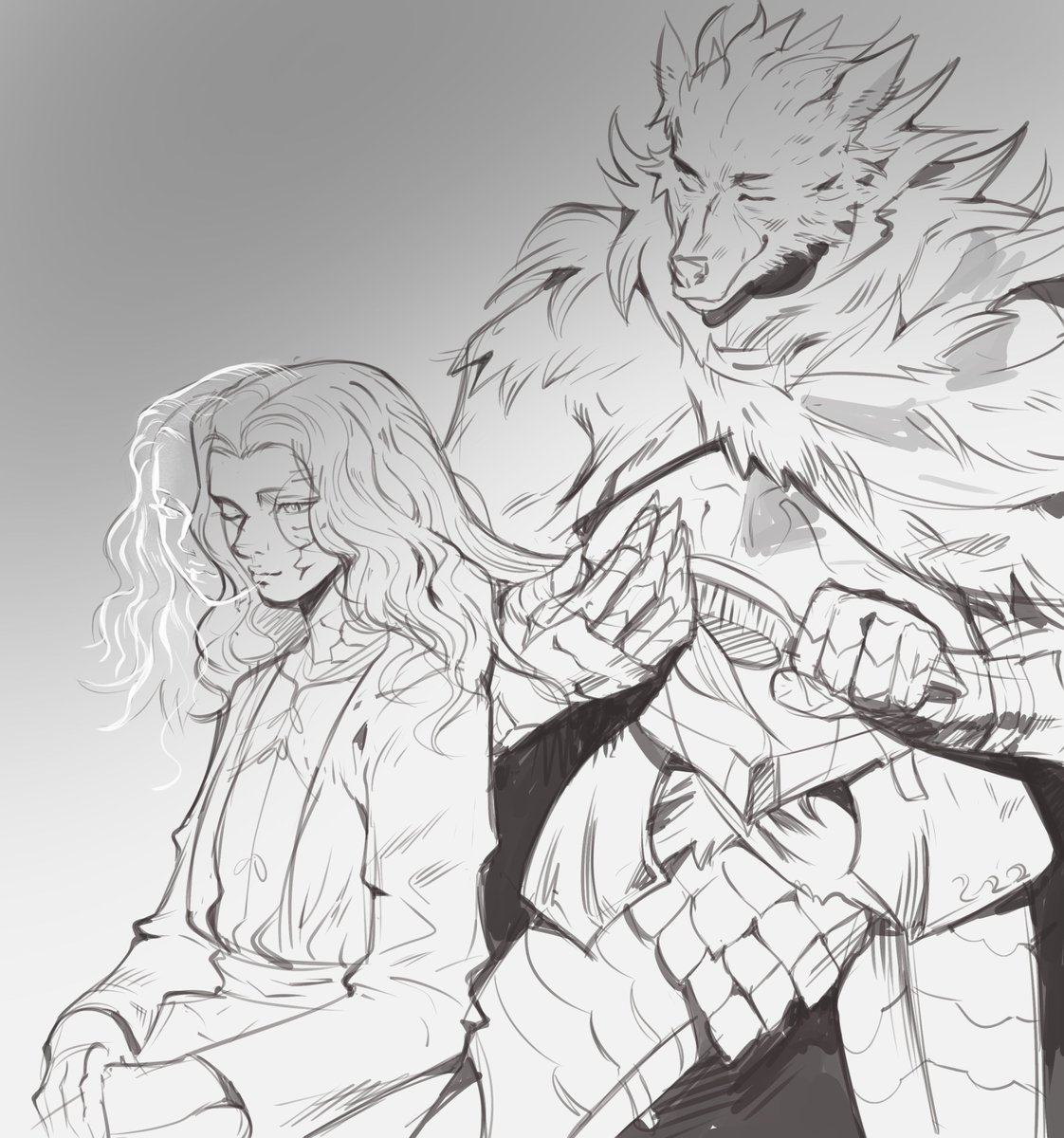 Ranni and Blaidd #ELDENRING 
