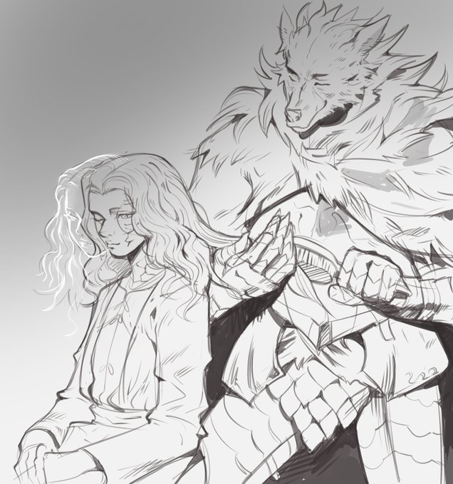 Ranni and Blaidd #ELDENRING 