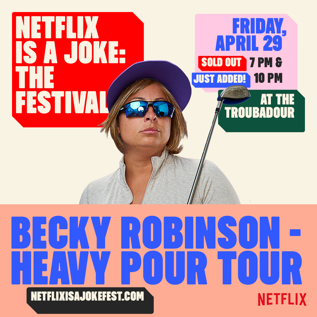 Troubadour (@thetroubadour) on Twitter photo JUST ANNOUNCED & ON SALE NOW: Due to popular demand a late show has been added for <a href="/beckyrrobinson/">BECKY ROBINSON</a> on Friday, April 29th at 10pm!
Grab your tickets now while they last!
🎟: bit.ly/3CVtEyH JUST ANNOUNCED & ON SALE NOW: Due to popular demand a late show has been added for <a href="/beckyrrobinson/">BECKY ROBINSON</a> on Friday, April 29th at 10pm!
Grab your tickets now while they last!
🎟: bit.ly/3CVtEyH