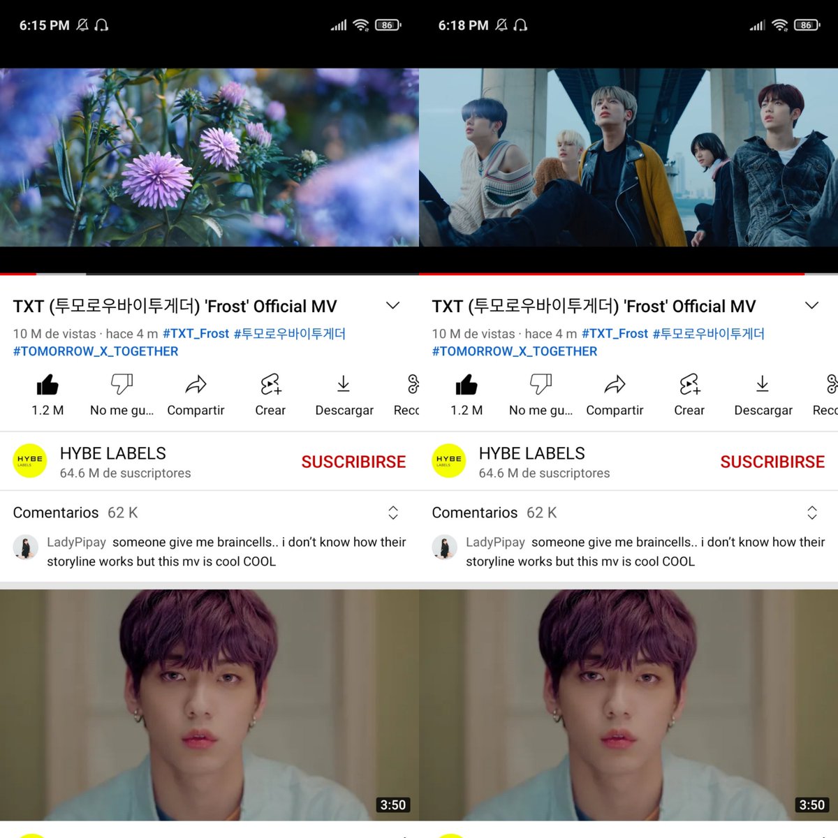 beomser's tweet photo. frost mv uno dos tres cuatro 투모로우바이투게더 범규 #BEOMGYU #범규 #투모로우바이투게더 @TXT_members https://t.co/FU61Mneyse