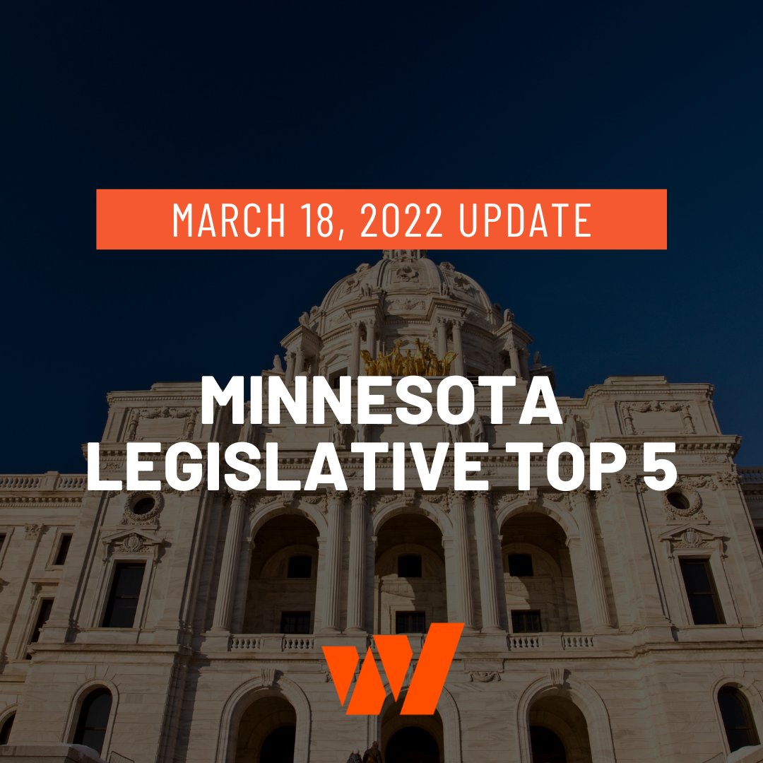 WinthropMPLS's tweet photo. Read all about the top 5 #mnleg topics on the minds of #Minnesota legislators in #Winthrop's #LegislativeTop5 update for 3/18 https://t.co/2N5y89Mb4e https://t.co/m4Y2N3lXtG