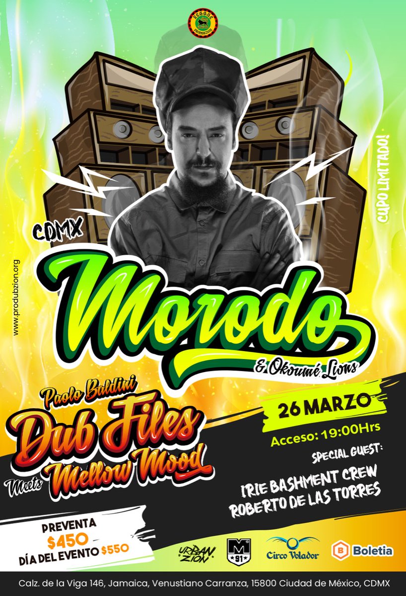 MorodoStyle's tweet photo. NEXT STOP ➡️ MÉXICO 🇲🇽

24 de marzo - Guadalajara - @TeatroGalerias 
26 de marzo - CDMX - @circovolador 
31 de marzo - Monterrey - @nandas78bar 

Entradas en: 🇲🇽🎟️
https://t.co/OLtwLw6fZA y app nandas 78 bar

👇🏽👇🏽👇🏽🚀🚀 https://t.co/srj7buFY5k https://t.co/VjPHltxXzV