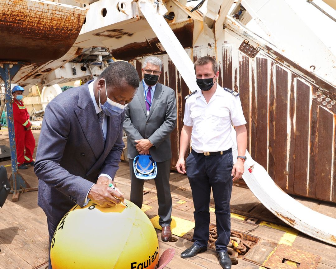 PresidenceTg's tweet photo. Économie numérique : le Togo, premier pays africain à se doter d’un câble sous-marin Equiano de Google

➡️ https://t.co/BDTJgbX1KF https://t.co/TZWproy1rU