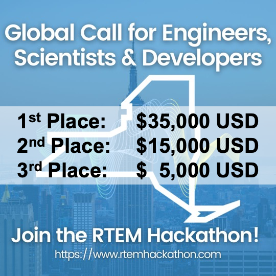 RJSBaxter's tweet photo. Register today for @NYSERDA's #RTEM #Hackathon!
Build use cases for the 200+ bldg RTEM API! Enable #electrification & #decarbonization to win:
1st 🥇- $35K USD
2nd 🥈- $15K USD
3rd 🥉- $5K USD
Sign up by 4/15 at https://t.co/7laWxlmCjV!
#NYC #PropTech #datascience #python #ESG https://t.co/q8Ubg3cjFs