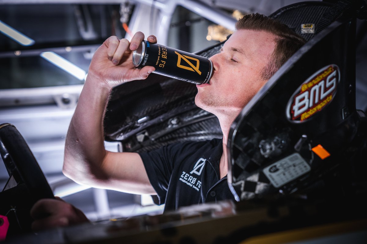 ZeroFGEnergy's tweet photo. Be sure to look for @brandonbrown_68  and the @ZeroFGEnergy team in the campgrounds after the race where we’ll be handing out a limited number of autographed Hero Cards to fans! See you at AMS this Saturday #ZeroFG #0FG #NEW #EnergyDrink #NASCAR @NASCAR_Xfinity https://t.co/JIcY52jxpD