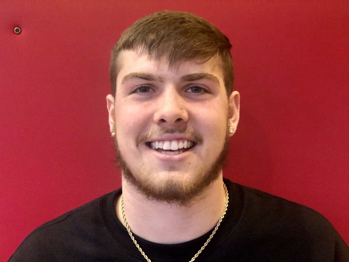 <a href="/GalesburgFball/">Galesburg Football</a>’s <a href="/HunterDevena/">Hunter DeVena</a> and I are hanging out at <a href="/InnkeepersGburg/">Innkeeper's Fresh Roasted Coffee</a> and we just talked about his commitment to play for <a href="/MCBraunyBoy/">Chad Braun</a> and the <a href="/MCFightingScots/">Monmouth Athletics</a>