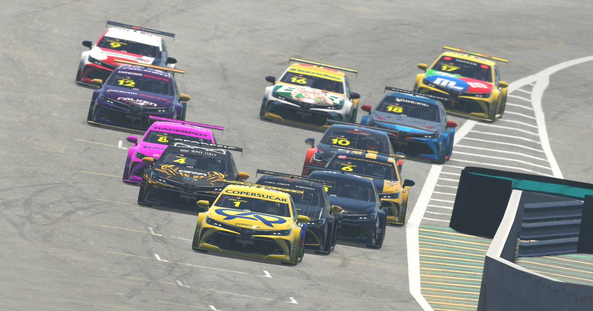 We got a new close victory🥇on <a href="/RaceSpotTV/">RaceSpot TV</a> this season 2 in Stock Car Brasil 🇧🇷
A very fun race with P2P strategies.

Conseguimos una nueva victoria por la mínima en la Stock car brasileña. Carrera muy divertida con las estrategias del push to pass. 

🎬: youtu.be/Uxu0-CZUbNI