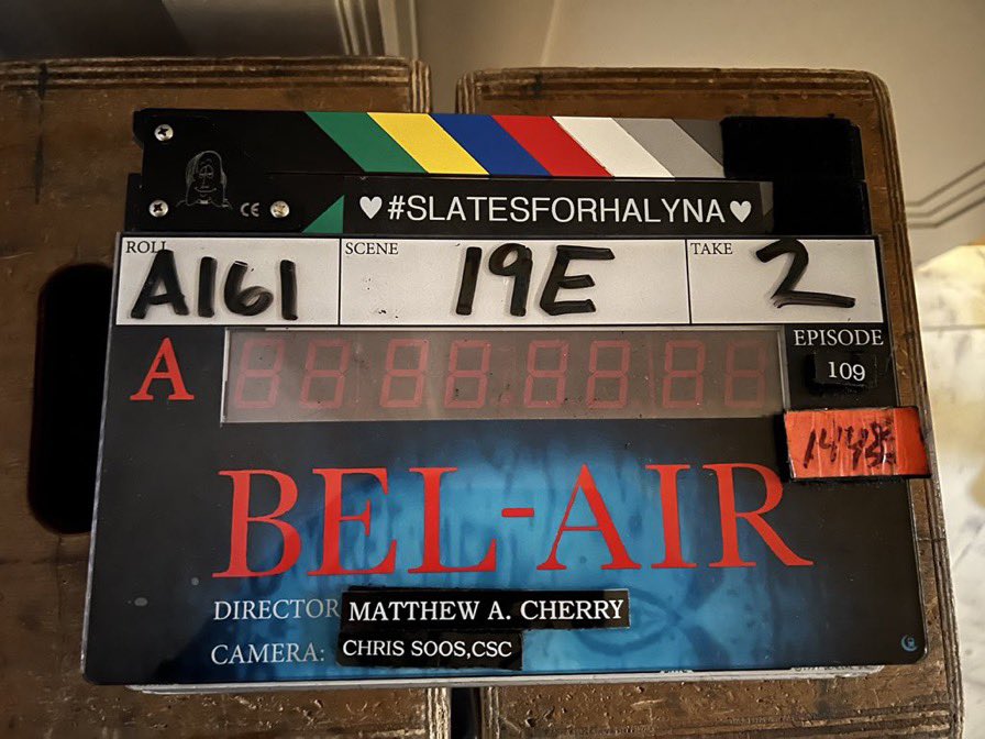 MatthewACherry's tweet photo. Next up to bat for #BelAir episode 109 #SlatesForHalyna https://t.co/gTIa6DOJOp