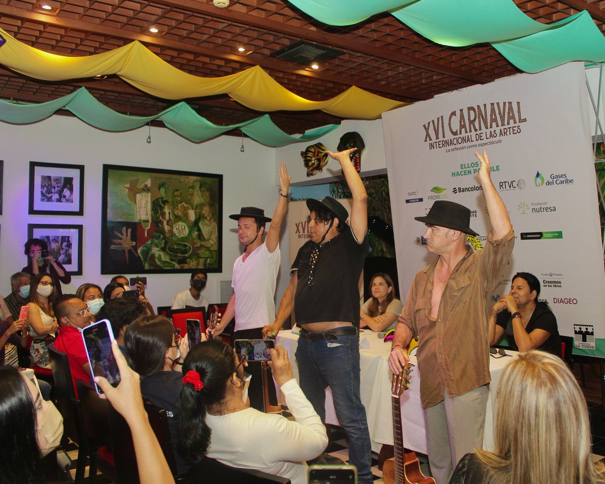 Este jueves, 17 de marzo, se llevó a cabo la rueda de prensa del XVI Carnaval Internacional de las Artes 2022. 🎥🎤

Contamos con Carolina Ethel (<a href="/Carolina_Ethel/">Carolina Ethel</a>), Efraim Medina (@efraimmedina), y Maria Teresa Fernández (<a href="/MariaTeresabaq/">María Teresa Fernández</a>). 

#carnavalartes
#ruedadeprensa2022