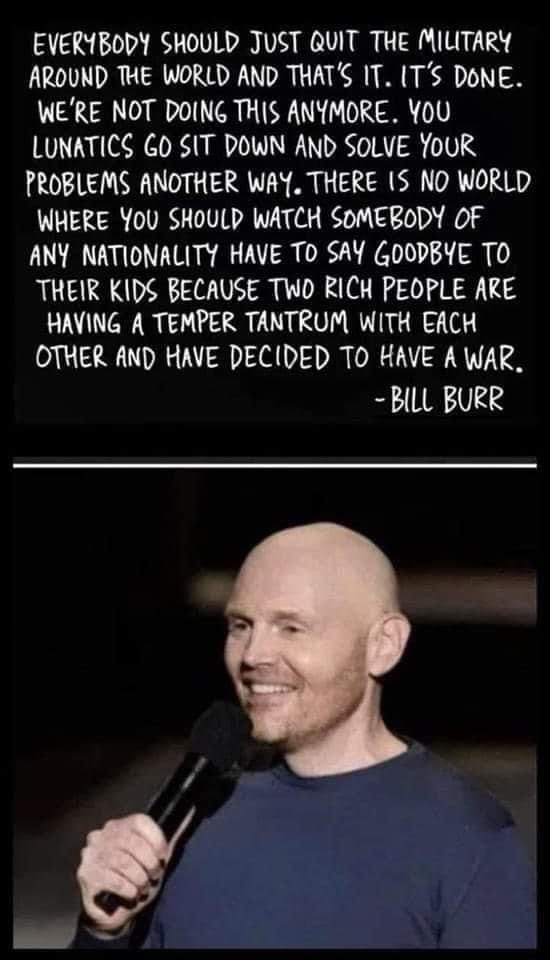 Lukewearechange's tweet photo. We need more Bill Burr kind of thinking to go around and then maybe we could have nice things. https://t.co/ZcoZeJKdJN