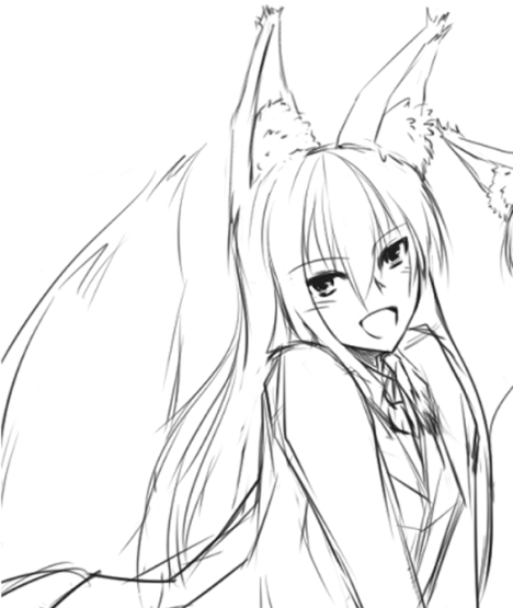 昔描いたこの子をリニューアルしたい所存 