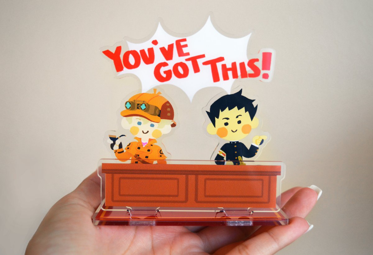 jordydraws's tweet photo. ✨This round of preorders is ending soon (3/27) for my Ace Attorney standees! I've added Ema and Mikotoba to the lineup as well :) Shares appreciated!!🥰 https://t.co/2Uw4AxxTIM