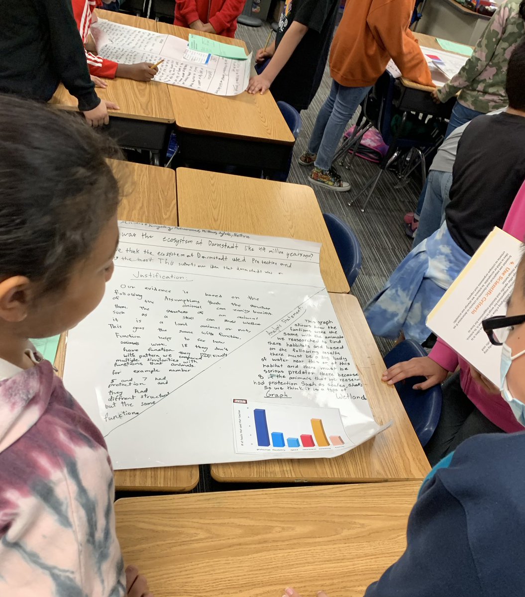 TollingerT's tweet image. Awesome argumentation session today! Our 5th graders gave strong feedback, asked clarifying questions, and respectfully shared glows and grows! So proud of them! 🤩 @JEFlemmer @mcleodl @RiddleElem @friscoisd #FISDElemSci #ADI