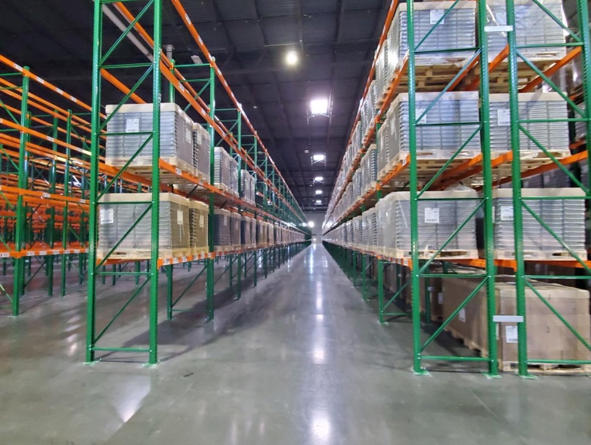 DillonToyotaLif's tweet photo. So #satisfying…our Warehouse Solutions team is finishing up this massive racking project and it looks AMAZING!  Interested in a storage solution? Contact us for a free consultation!
 
#palletracking #warehousesolutions #racking #storage #distribution #installation #design https://t.co/HtaRGXXoNf