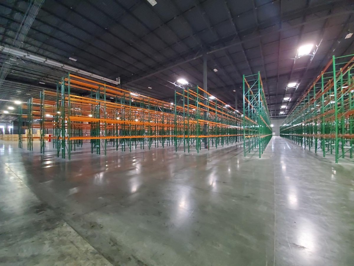 DillonToyotaLif's tweet photo. So #satisfying…our Warehouse Solutions team is finishing up this massive racking project and it looks AMAZING!  Interested in a storage solution? Contact us for a free consultation!
 
#palletracking #warehousesolutions #racking #storage #distribution #installation #design https://t.co/HtaRGXXoNf