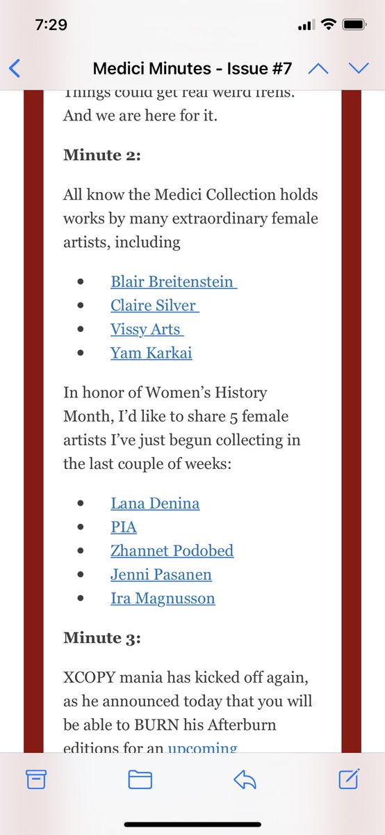 BlondeLasagna's tweet photo. I can’t believe I woke up to a mention in Medici Minutes from @CozomoMedici!To be mentioned with @YKarkai @clairesilver and @vissyarts is an honor. https://t.co/YFA1vGXc3d