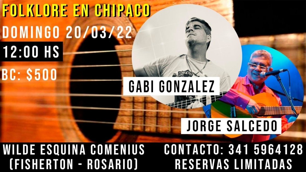 jorgeAl_Do's tweet photo. RESERVAS 341 5964128 no te lo pierdas #folklore #Rosario #SantaFe #Fisherton https://t.co/4ajHrLyJwn