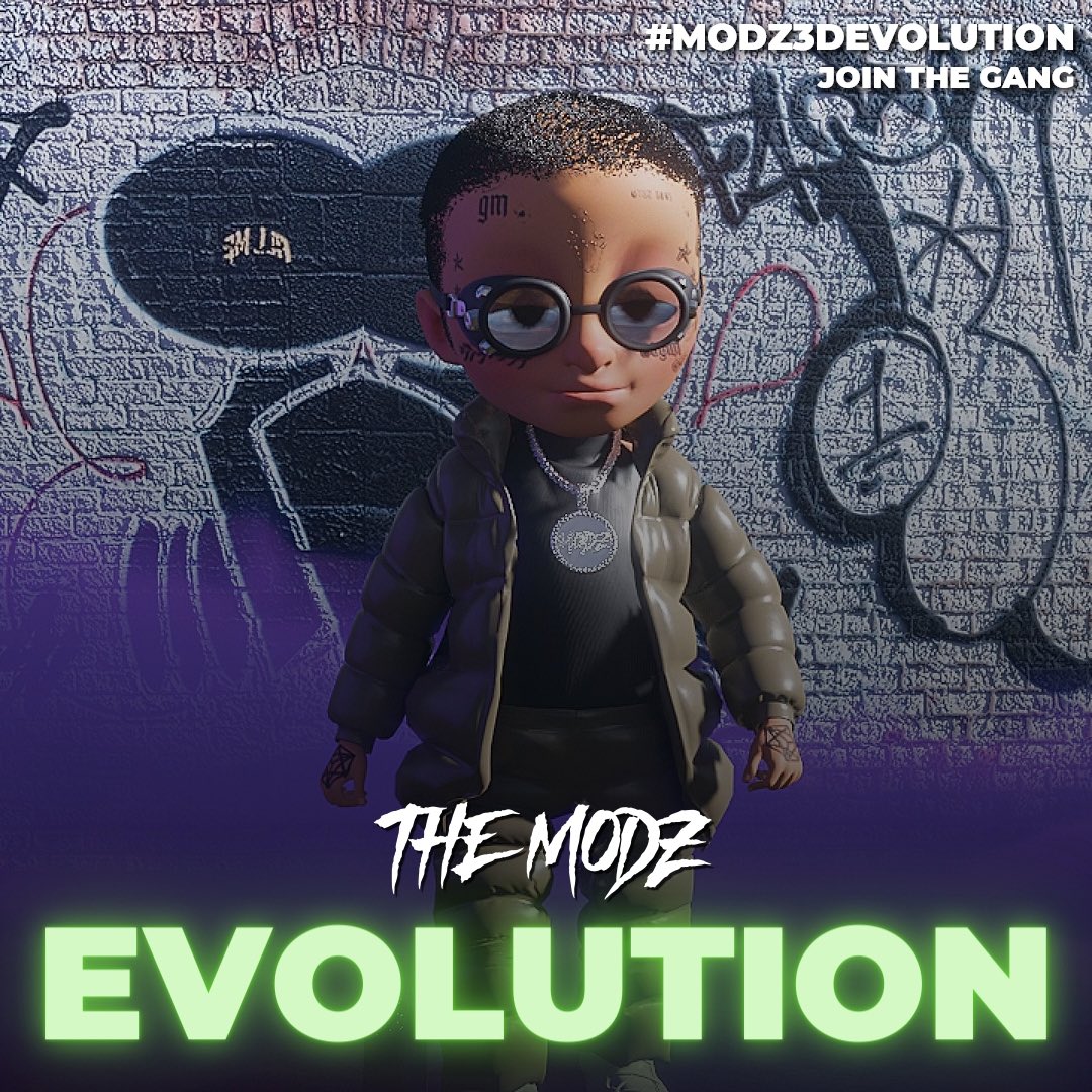 TheModzKids's tweet image. As we approach our Modz 3D Evolution date, we would like you to be a part of this journey. We are giving away 2 Modz NFT's 🔥

Rules of Participation
1. Like, Retweet &amp;amp; Comment - #Modz3DEvolution 
2. Join our discord and enter the raffle - 
discord.com/invite/themodz
