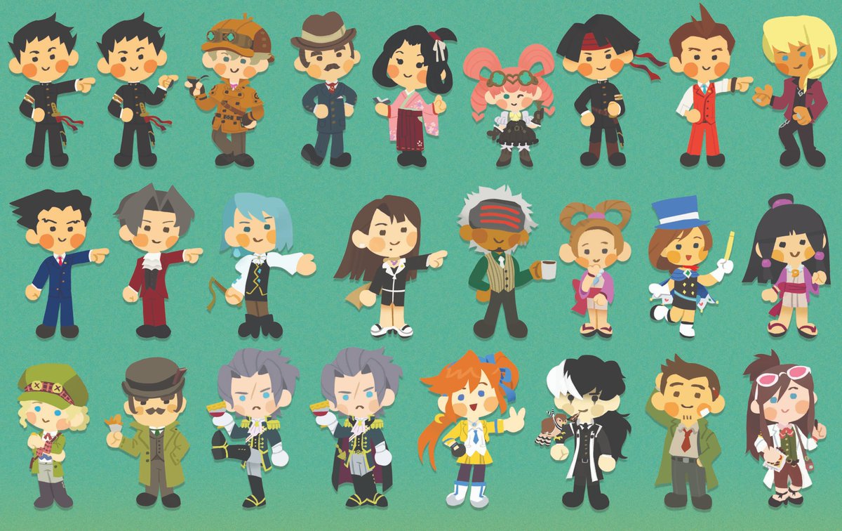 jordydraws's tweet photo. ✨This round of preorders is ending soon (3/27) for my Ace Attorney standees! I've added Ema and Mikotoba to the lineup as well :) Shares appreciated!!🥰 https://t.co/2Uw4AxxTIM