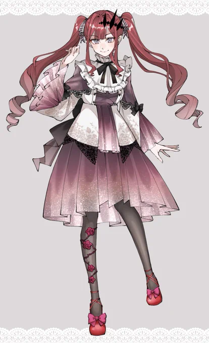 #FGO
お洋服着せ替え第一弾!
・モルガン陛下
→ゴシックより、フリルいっぱい、青薔薇似合う
あえてかわいい寄りの、少女のような衣装を着せたかった
・バーヴァンシー
→和ロリ、リボンいっぱい、ツインテ超似合う
かわいいの権化にしたかった 