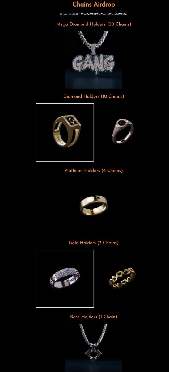 cryptojeweler's tweet photo. We are aware that two of the “choose your item” functions are mismatched in terms of your metadata. Please continue to choose Gold and Diamond rings that you would like and @backseats_eth  will make sure everyone has the correct metadata tonight! https://t.co/64LAgSxcau