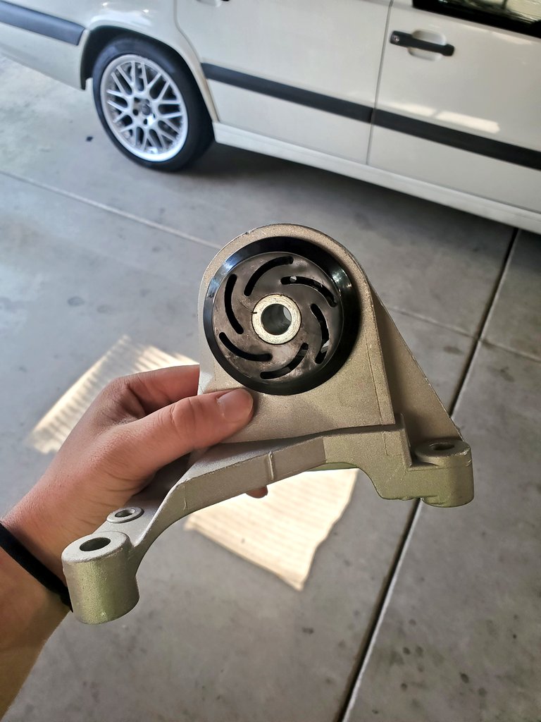 A bunch of fresh C70 parts started coming in today. Of particular note, <a href="/ipdVolvo/">ipd Volvo</a> absolutely kills it with this upgraded billet aluminum and polyurethane lower torque mount and polyurethane upper engine mount. I can hardly wait to put everything in.