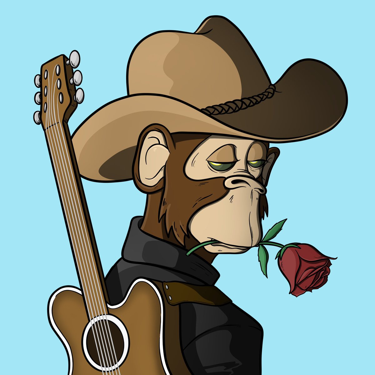 Jaw dropping derivative of BAYC 8871 🌹🙈

Thankful for @SaurfengNFT &amp; <a href="/BoredApeYC/">Bored Ape Yacht Club 🍌</a>