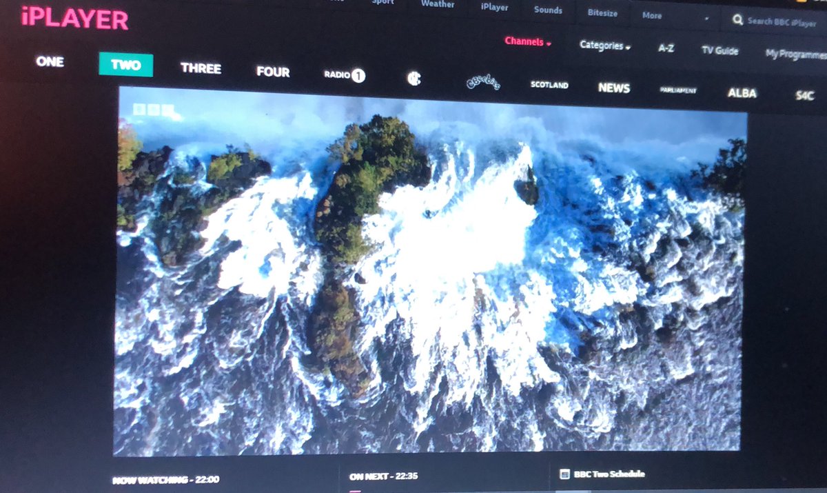 matthewhyndman's tweet image. So the BBC feed @BBCiPlayer froze  at 9.17pm and an hour later it still on the same static shot.

Epic #bbcfail