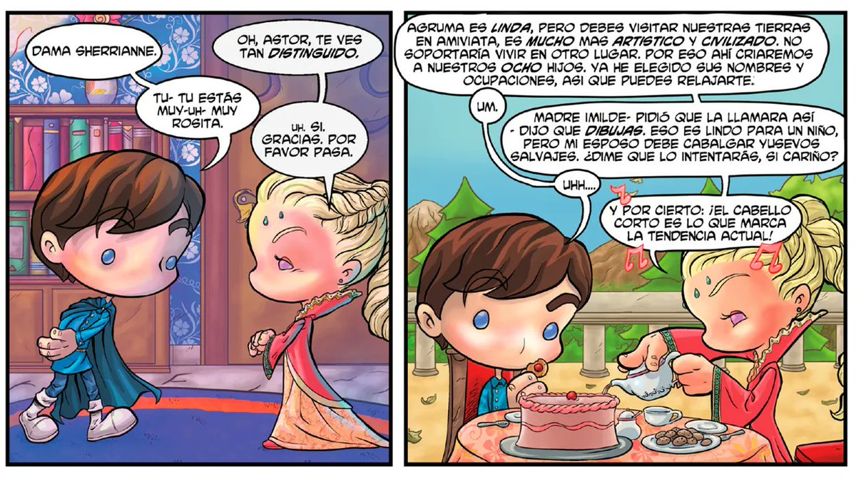 CortezaEditor's tweet photo. 🍰¿Tú también has tenido una primera cita así?
El momento más divertido de la semana llega a nuestras redes, con una nueva página de #LasAventurasdeAstoryArbelio 
👍Historia y arte de @ErikVyA
Sigue leyendo en https://t.co/Ks03rRQGuf
#Corteza10Años #CreamosComics #comicmexicano https://t.co/XJRTbq2DvS