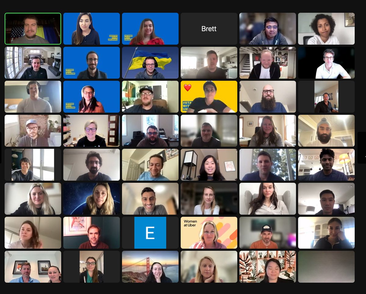 1/AMAZING turnout today by the Uber alum community for <a href="/ukrdefensefund/">Ukraine Defense Fund</a> <a href="/liscovich/">Andrey Liscovich</a>, doing critical work to supply essential equipment to ppl in Ukraine. TY! 🙌

We pledged $200K in 45 min but more is needed! 

Join us in donating to UKR Defense Fund🇺🇦➡️linktr.ee/ukrdefensefund