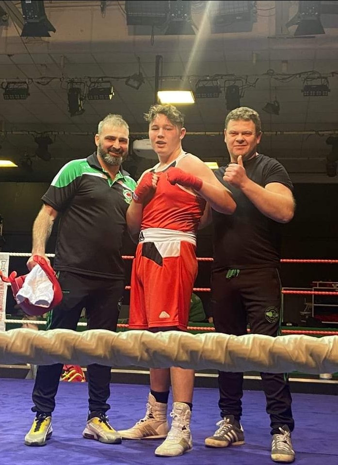 Ballyduffboxing's tweet photo. Cathal Enright has won his Quarter-Final against Blaise Kearney from Enniscorthy! 
Well done Cathal 👏 https://t.co/hRm52Go2V0
