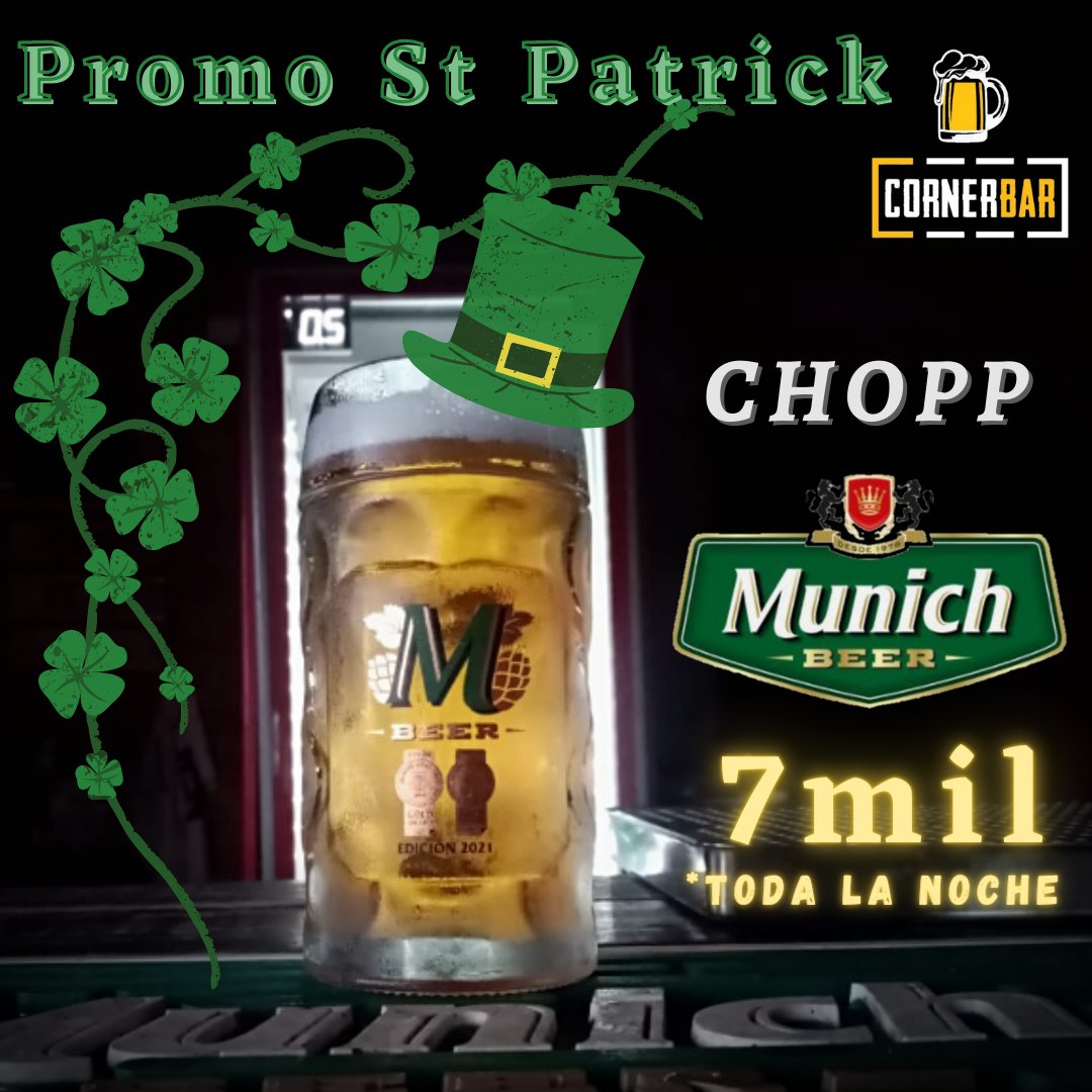 CornerBarpy's tweet photo. St Patrick ☘️ nos trae promazos😎 y mega combos de cena🤤 + Chopp🍺 (ver las imágenes )🤩⬇️🔥🔥

Llueve? Mojate con birra!!🍺⛈️ https://t.co/I0D3mxEg9Y