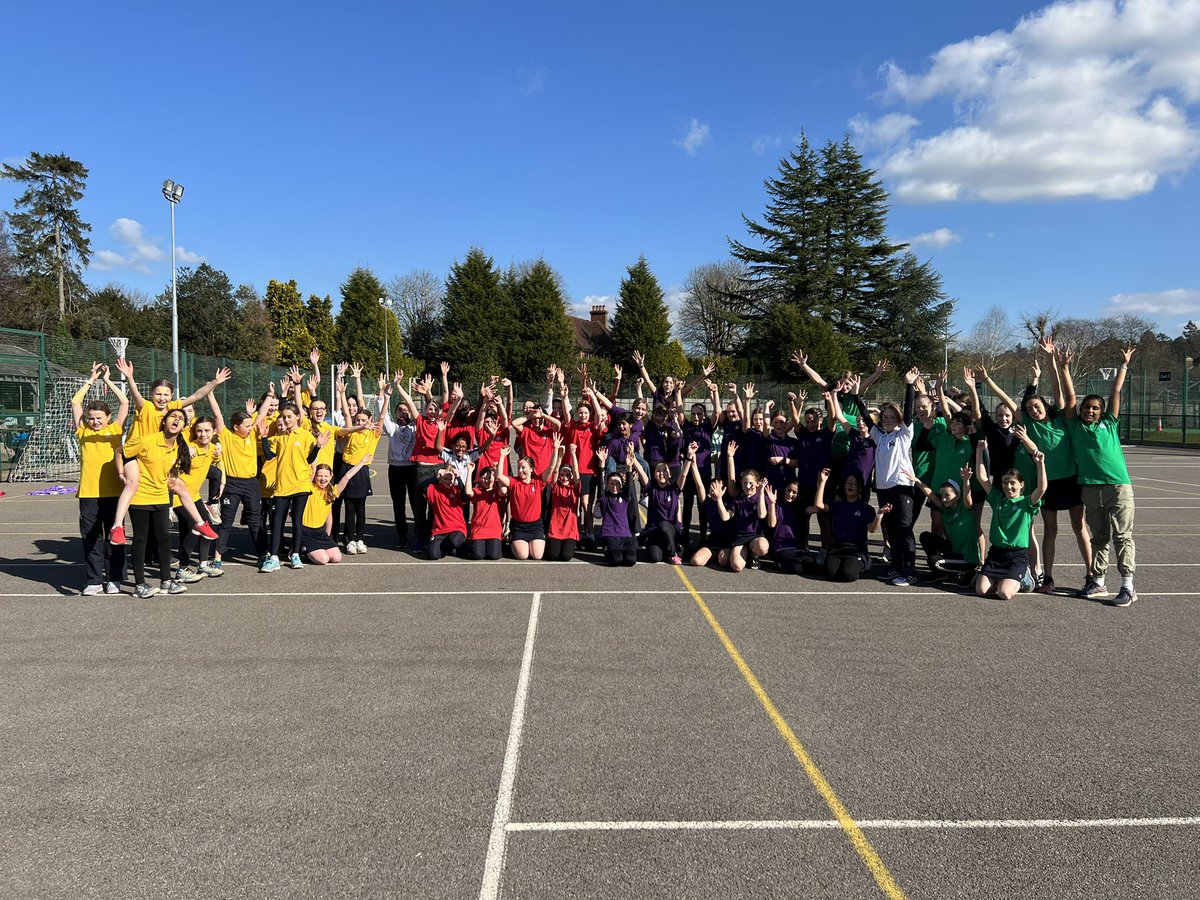 RGS House Netball 2022 has begun! First up, today our year 7s enjoyed an afternoon of matches in the sunshine. Well done to all the players on your super team spirit, amazing competition and having huge amounts of fun!