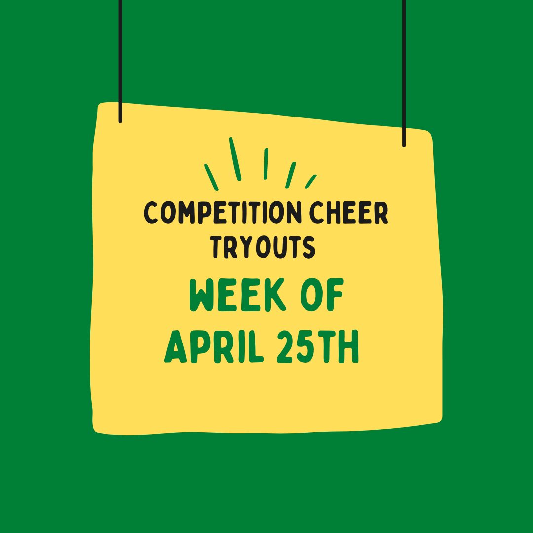 Tryout Info Updates!
Tryout Interest Form:

docs.google.com/forms/d/e/1FAI…