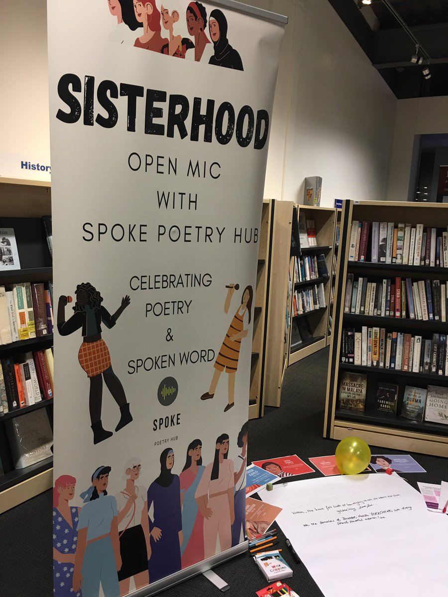 Mayan95445821's tweet photo. An amazing event held by @SpokePoetryHub at the City Centre Library in celebration of International Women’s Day. Bringing souls together #womenpower #femaleboss These events are held monthly, such a great way to connect and support our sisters #allmatter https://t.co/LzsdLaIBXk