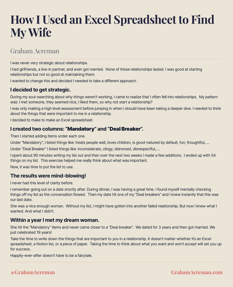 I usually write about business but today, I’m sharing a personal story and some relationship advice. 

#ship30